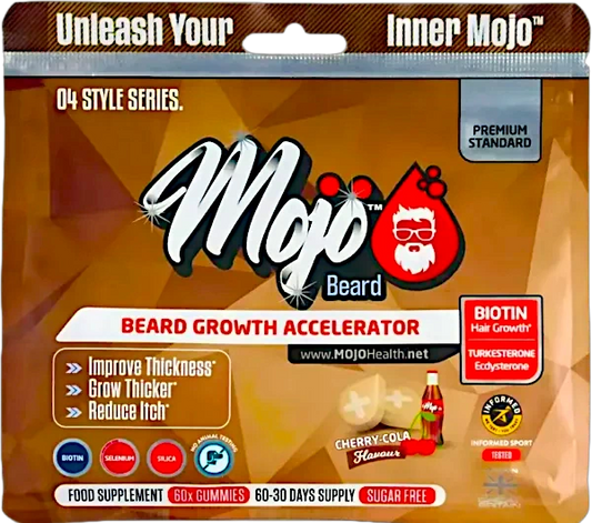 MOJO™ Beard Growth Gummies | Biotin & Nutrient Complex for Beard Wellness Supplement