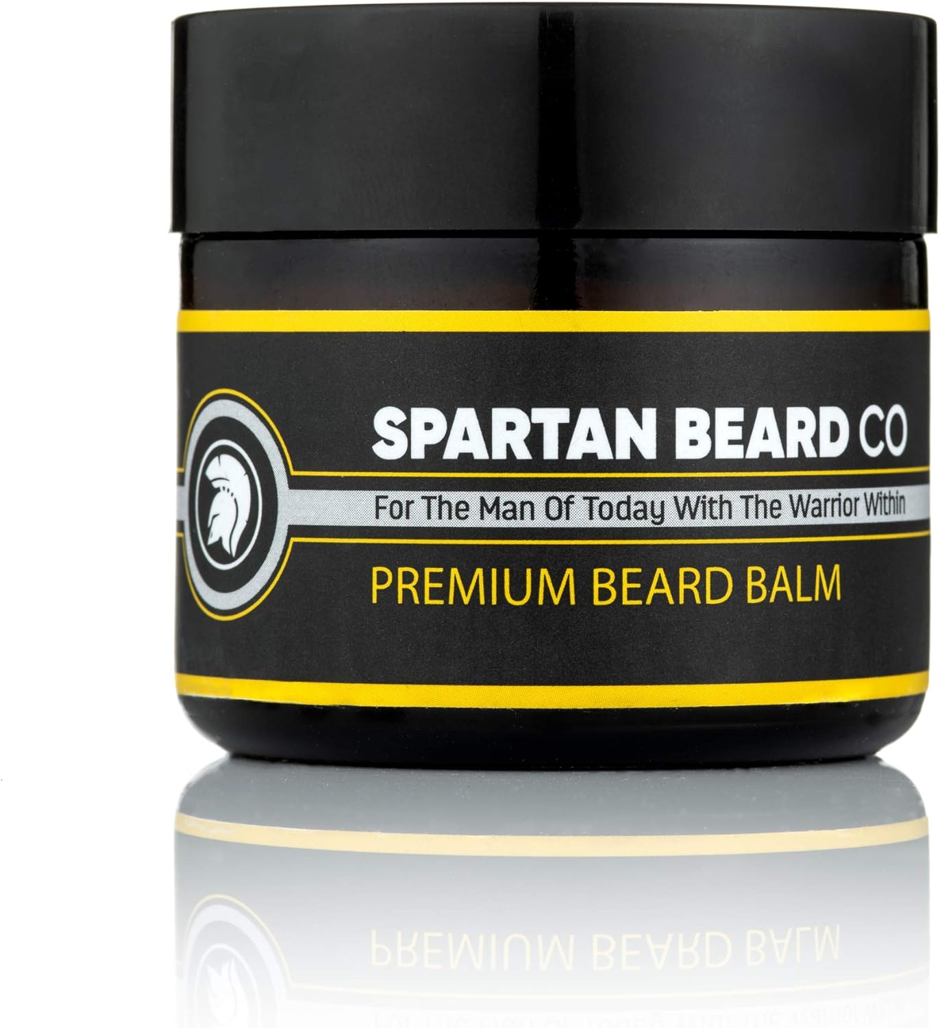 Spartan Beard Co Beard Balm | 7 Premium Oils & Butters Crafted For Beard Face And Skin Health | Reduce Frizz | Leave In Conditioner | Beard Styling Wax | Promotes Beard Growth, Health And Shine