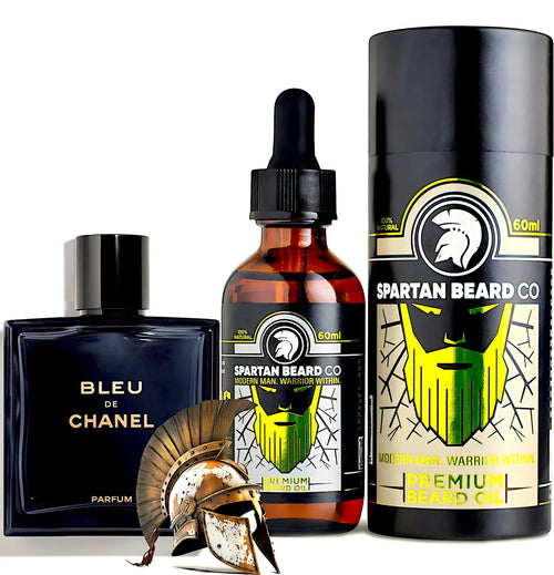Beard Oil, Premium Organic 60ml – 𝗦𝗣𝗔𝗥𝗧𝗔𝗡 𝗕𝗘𝗔𝗥𝗗 𝗖𝗢™