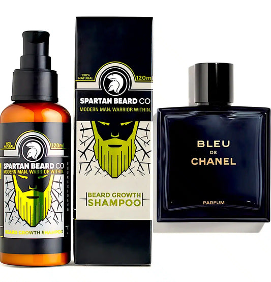 Beard Growth Shampoo, Premium Organic 120ml – 𝗦𝗣𝗔𝗥𝗧𝗔𝗡 𝗕𝗘𝗔𝗥𝗗 𝗖𝗢™