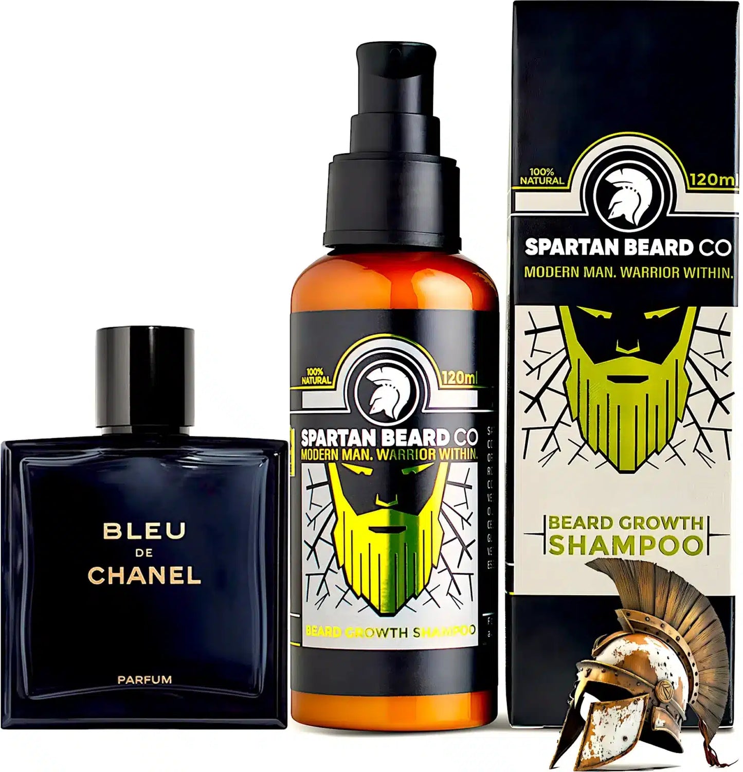 Beard Growth Shampoo, Premium Organic 120ml – 𝗦𝗣𝗔𝗥𝗧𝗔𝗡 𝗕𝗘𝗔𝗥𝗗 𝗖𝗢™