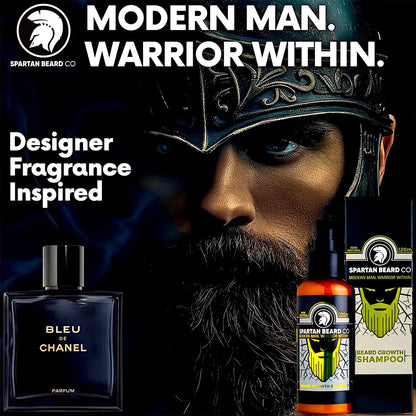 Beard Growth Shampoo, Premium Organic 120ml – 𝗦𝗣𝗔𝗥𝗧𝗔𝗡 𝗕𝗘𝗔𝗥𝗗 𝗖𝗢™