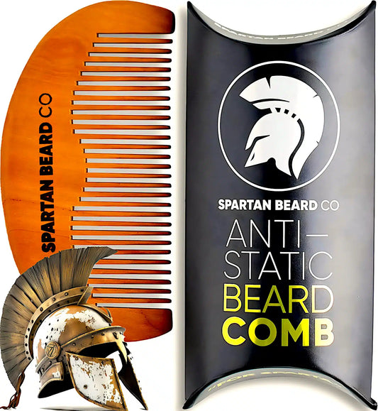 Beard Comb, Wooden Pocket – 𝗦𝗣𝗔𝗥𝗧𝗔𝗡 𝗕𝗘𝗔𝗥𝗗 𝗖𝗢™